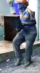 funny dance by old man
