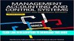 [PDF] Epub Management Accounting and Control Systems: An Organizational and Sociological Approach