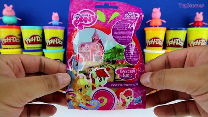 GIANT PEPPA PIG Surprise Egg Play Doh - Nick Junior Toys Frozen Shopkins Elsa