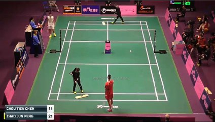 Macau Open 2016 | F | ZHAO Jun Peng - CHOU Tien Chen