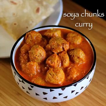 soya chunks curry recipe _ soya bean curry recipe _ soya bean recipe