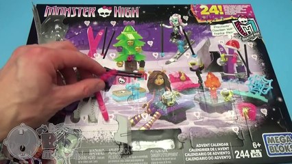 Baby Big Mouth Opens a Surprise Christmas Advent Calendar with Monster High!