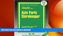Audiobook Auto Parts Storekeeper(Passbooks) (Passbook for Career Opportunities) Jack Rudman Full