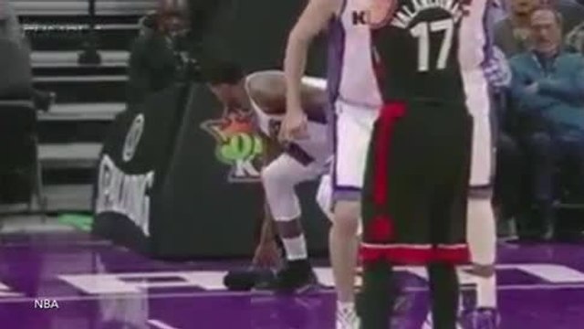 Rudy Gay Throws Shoe At Fan's Head