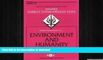 Hardcover DSST Environment and Humanity (Passbooks) (DANTES SUBJECT STANDARDIZED TESTS (DANTES))