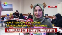 Kadınlara özel sınavsız üniversite