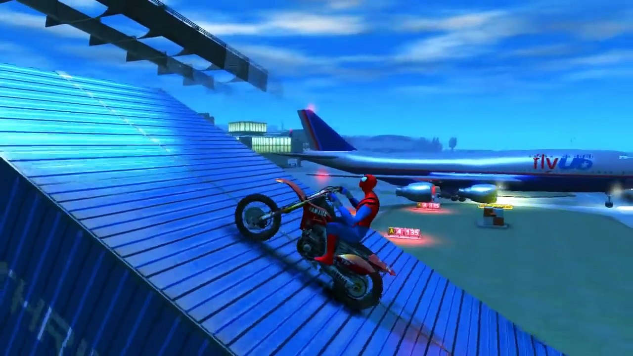 SPIDER MAN AVEC MOTO COMPTINES CHANSONS DE LA FAMILLE DES ENFANTS-DOIGT ENFANTS AVEC LACTION HD