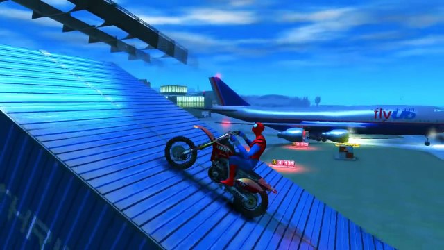 SPIDER MAN AVEC MOTO COMPTINES CHANSONS DE LA FAMILLE DES ENFANTS-DOIGT ENFANTS AVEC LACTION HD