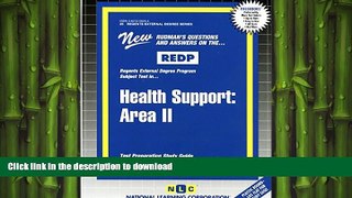 READ HEALTH SUPPORT: AREA II (Regents External Degree Program Series) (Passbooks) (Regents