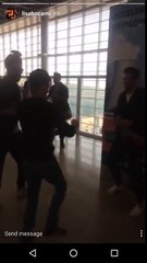 Yuvraj Singh and Hazel Keech Bhangra at Goa airport!