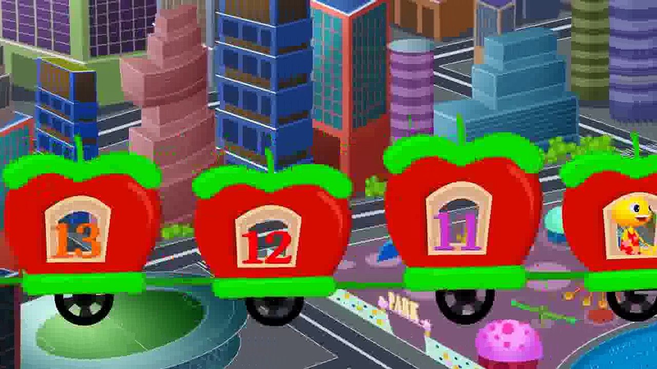Kids Learn numbers with super apple songs for Children nursery rhyme lyrics