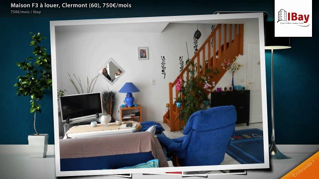 Maison F3 à louer, Clermont (60), 750€/mois