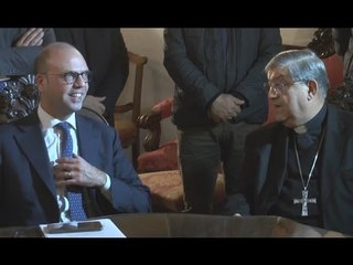 Napoli - Deputazione di San Gennaro, Alfano consegna il nuovo statuto (03.12.16)