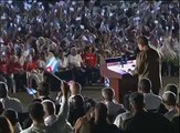 Raúl Castro en el homenaje a Fidel en Santiago de Cuba