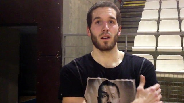 Thomas Séguela après la victoire contre Fougères (images T.Châtellier)