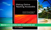 Buy NOW Norman Coombs Making Online Teaching Accessible: Inclusive Course Design for Students with