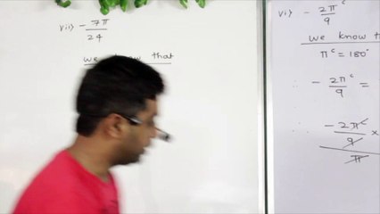 RADIAN TO DEGREE SUM NO. 7