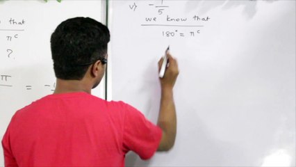 DEGREE TO RADIAN SUM NO. 5