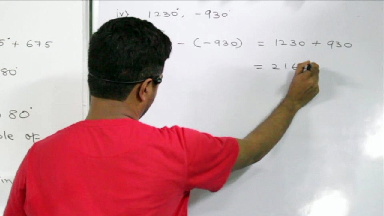 COTERMINAL ANGLES SUM NO. 4