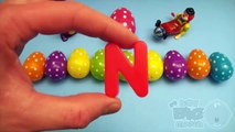 Disney Cars Surprise Egg Learn-A-Word! Spelling Bathroom Words! Lesson 4