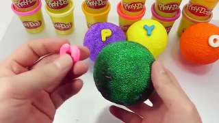 DIY How To Make Kinetic Sand Colors Cake Learn Colors Play Doh Surprise Egg Toys