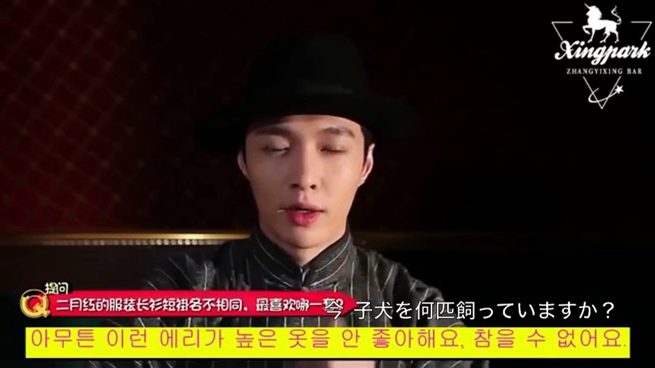 【日本語字幕】老九門 100 Q&A LAY（张艺兴）カット