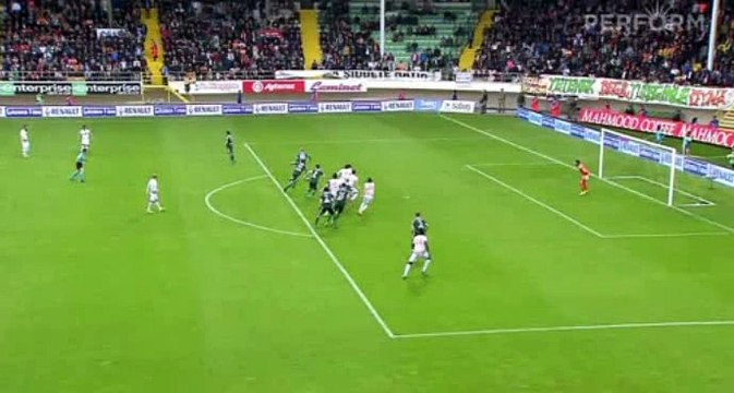 Taha Yalciner Goal - Alanyaspor 1-2 Konyaspor 04.12.2016