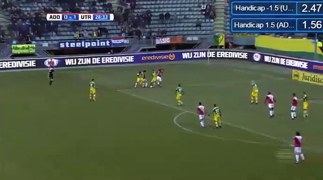 Den Haag vs Utrecht 0-1 Nacer Barazite Goal 04-12-2016
