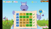 Letter Blox - Identify and click on the letters that match the first letter in each row.