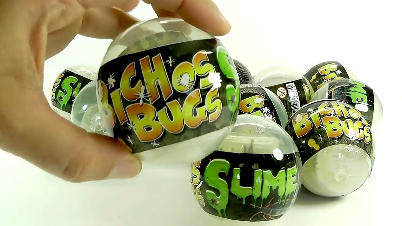 12 HUEVOS SORPRESA CON BICHOS DENTRO DE SLIME