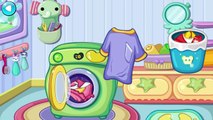 Baby Bathroom Kids Games - 4 Funny Scenes Toilet, Showering, Brush, Washing machine For Kids