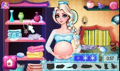 Anna und Elsa deutsch -Gefroren Elsa Baby Geburt - mädchen spiele