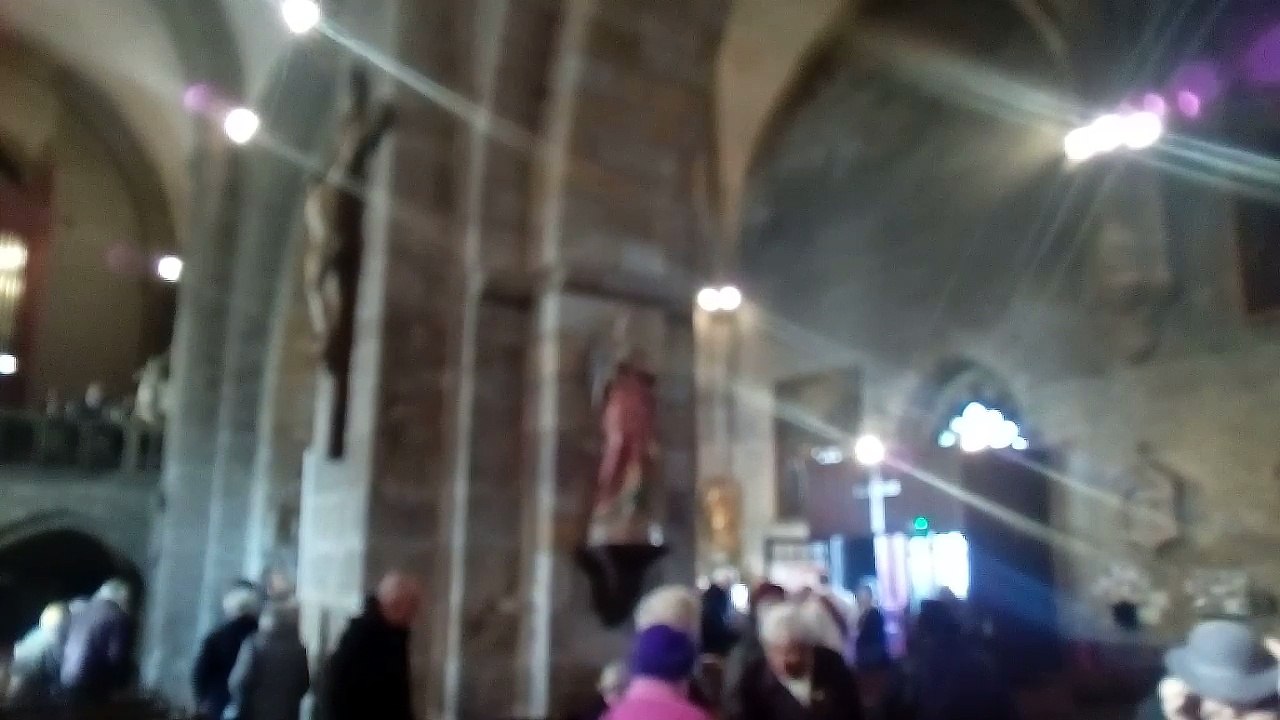 La Messe De La Sainte Barbe A L'eglises De Bellac(87)