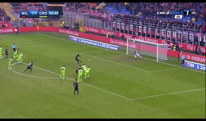 M'Baye Niang (Penalty missed) HD - AC Milan 1-1 Crotone - 04.12.2016