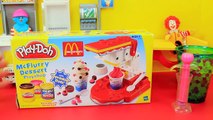 Orbeez Crush McDonalds McFlurry Desserts! Sweet Treats Make Your Play Doh McDonalds Ice Cream