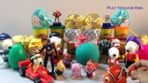 Marvel, Captain America,Disney, Finding Nemo,Snoopy,Surprise Eggs Video, Videos for Kids,#Play Toys for Kids