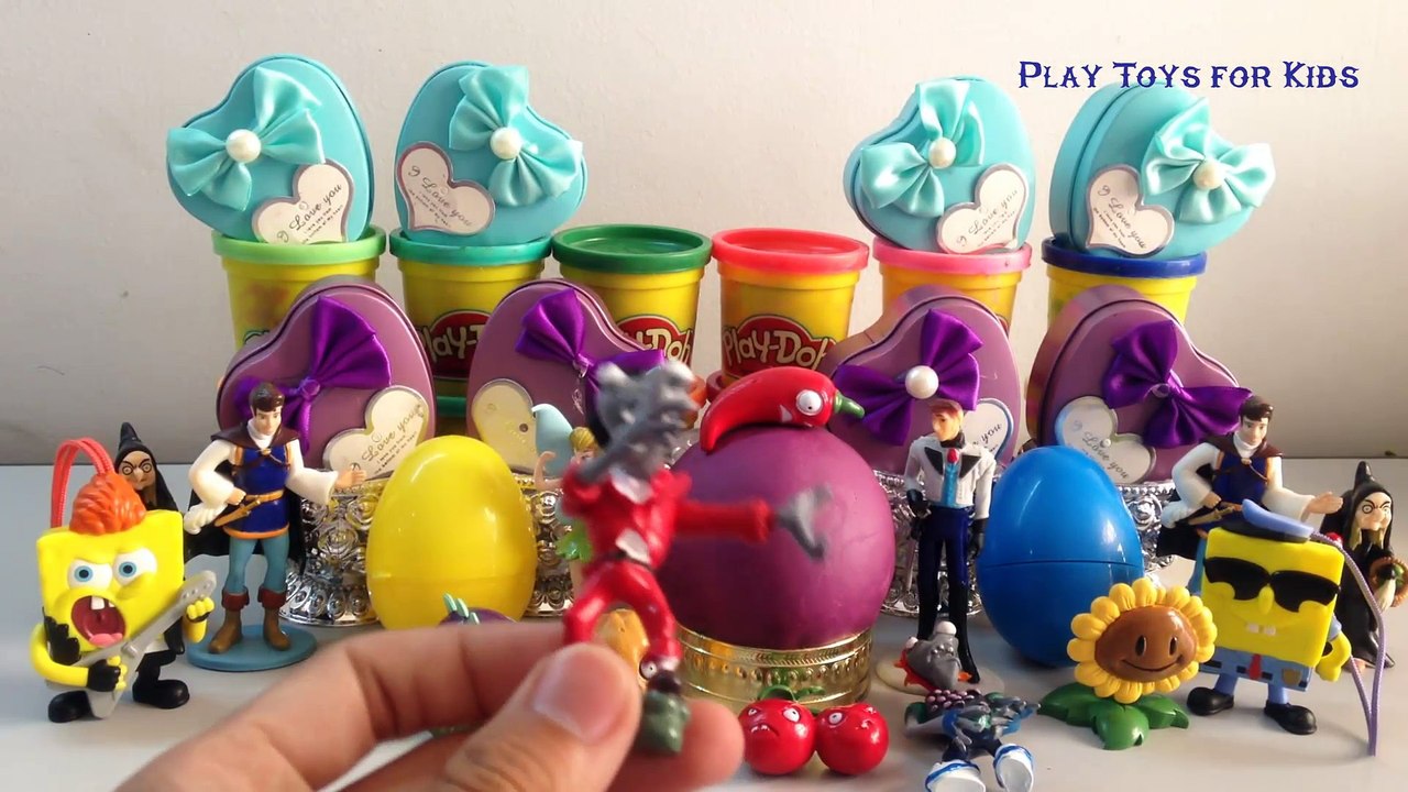 Disney Princess, Snow White, Cinderella,Plants VS Zombies,Spongebob,#Play Toys for Kids