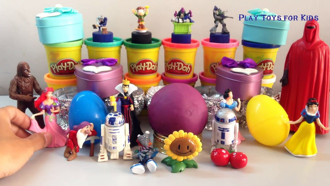 Disney Princess, Snow White, Cinderella,Plants VS Zombies,Star Wars, Egg Surprise Toys for Kids,#Play Toys for Kids