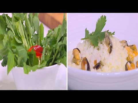 ريزوتو بلح البحر - سلطة جرجير | شبكة و صنارة حلقة كاملة