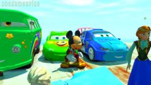 [ Lightning McQueen ] Disney cars Miki Maus Frozen Anna & Elsa green Lightning Mcqueen Fillmore Raou