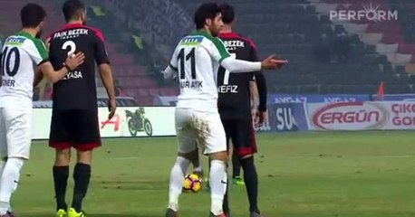 Musa Nizam  Goal - Gaziantepspor 1-0 Akhisar Genclik Spor 04.12.2016