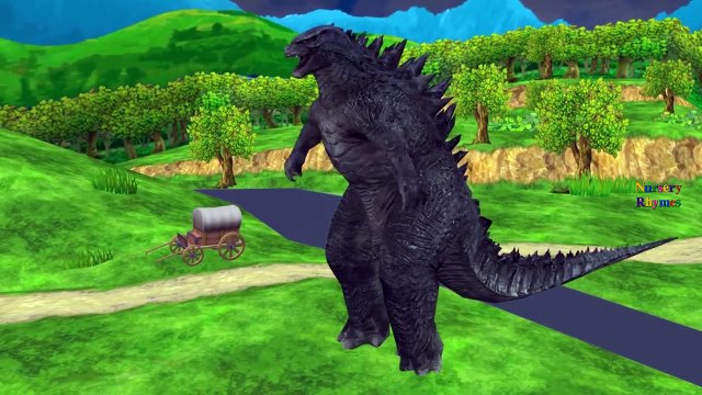 King Kong Dinosaurs And Godzilla Cartoons For Kids Singing Finger Family Children Nursery Rhymes