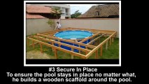 this man cant afford his own swimming pool but what he builds behind his house is more than impressi
