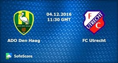 Den Haag 0-2 Utrecht - All Goals HD 04.12.2016
