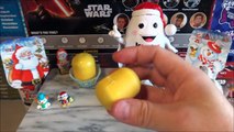 2016 Christmas Kinder Mix - Maxi Egg & Surprise Eggs   Box Toy Figure Unboxing
