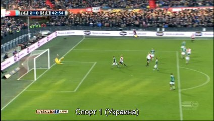 2-0 Jens Toornstra  Goal HD - Feyenoord vs Sparta Rotterdam 04.12.2016