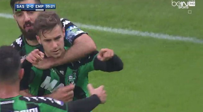 Federico Ricci penalty Goal - US Sassuolo Calcio 2-0 Empoli - (04/12/2016)