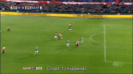 Nicolai Jorgensen  Goal HD - Feyenoord 4-0 Sparta Rotterdam 04.12.2016433
