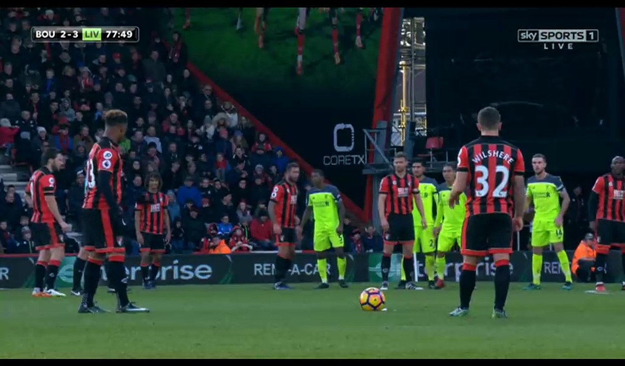 Steve Cook Goal HD - Bournemouth 3-3 Liverpool - 04.12.2016