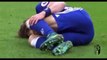Kun Aguero horrible Tackle on David Luiz - Manchester City vs Chelsea 1-3